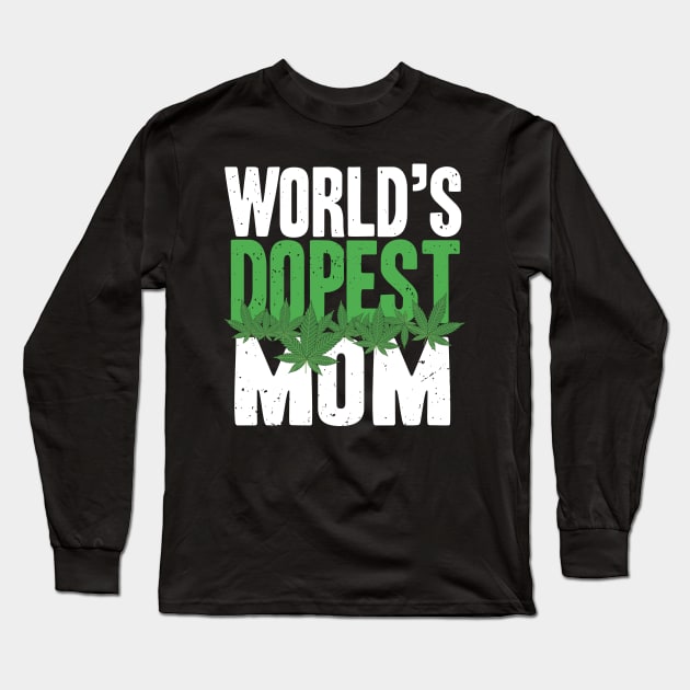 World's dopest Mom Mother's day Long Sleeve T-Shirt by Shirtttee